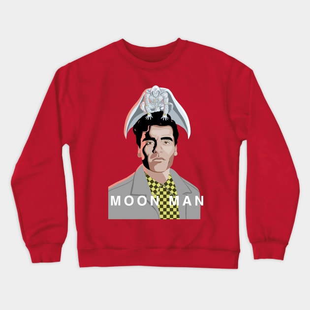 Moon Man Crewneck Sweatshirt by MarianoSan